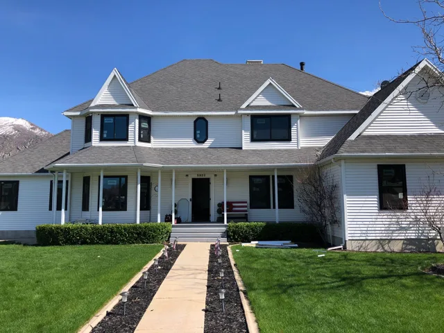 White home with new windows